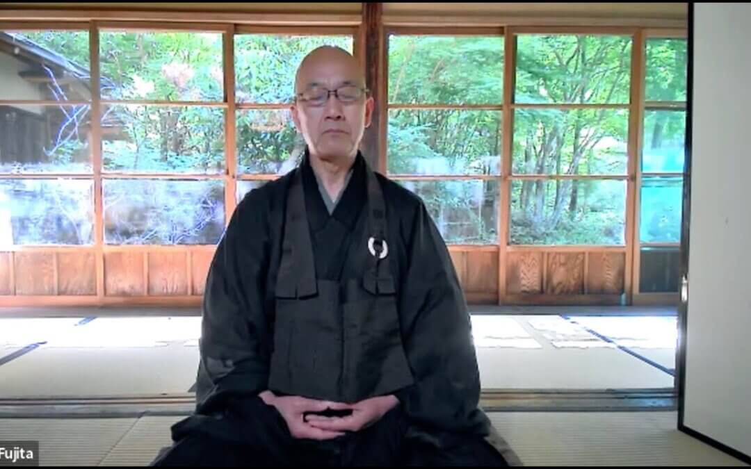 Video: Issho Fujita – Outstandly clear talk on Zazen of a Dharma-gate of Peace and Ease